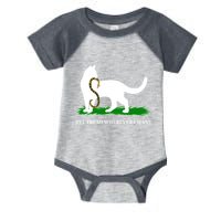 Funny Ill Tread Wherever I Want Cat Vs Tread On Me Snake Infant Baby Jersey Bodysuit