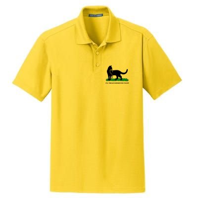 Funny Ill Tread Wherever I Want Cat Vs Tread On Me Snake Dry Zone Grid Polo