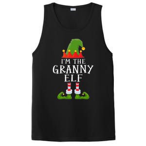 Funny I'm The Granny Xmas Santa Hat Family Christmas Gift PosiCharge Competitor Tank