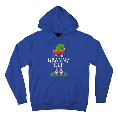 Funny I'm The Granny Xmas Santa Hat Family Christmas Gift Hoodie