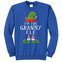 Funny I'm The Granny Xmas Santa Hat Family Christmas Gift Sweatshirt