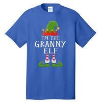 Funny I'm The Granny Xmas Santa Hat Family Christmas Gift Tall T-Shirt