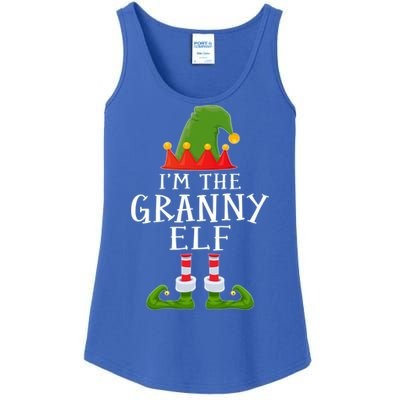 Funny I'm The Granny Xmas Santa Hat Family Christmas Gift Ladies Essential Tank