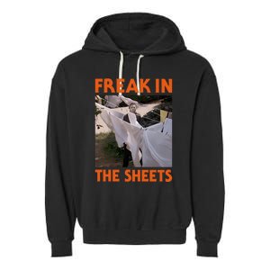 Freak In The Sheets Pumpkin Garment-Dyed Fleece Hoodie