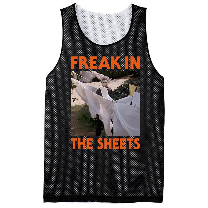 Freak In The Sheets Pumpkin Mesh Reversible Basketball Jersey Tank