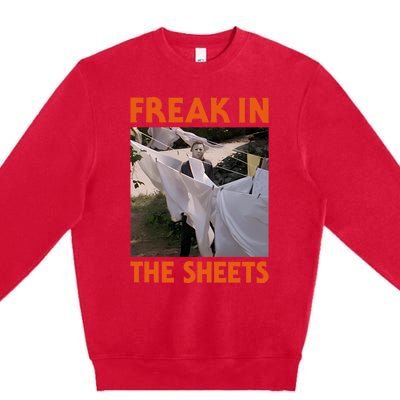 Freak In The Sheets Pumpkin Premium Crewneck Sweatshirt