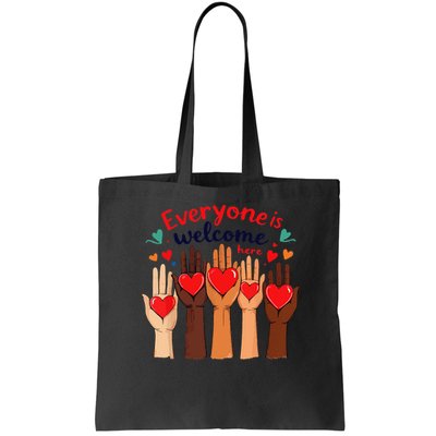 Funny Idaho Teacher Support Fist Everyone Is Welcome Here Bag