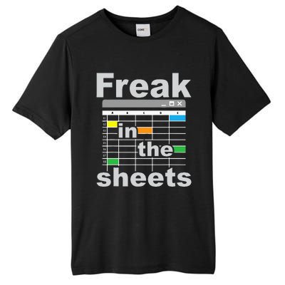 Freak In The Sheets Funny Accountant Analyst Secretary Tall Fusion ChromaSoft Performance T-Shirt