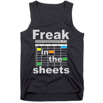 Freak In The Sheets Funny Accountant Analyst Secretary Tank Top