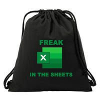 Freak In The Excel Sheets Drawstring Bag