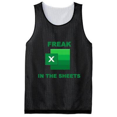 Freak In The Excel Sheets Mesh Reversible Basketball Jersey Tank