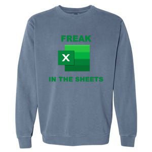 Freak In The Excel Sheets Garment-Dyed Sweatshirt