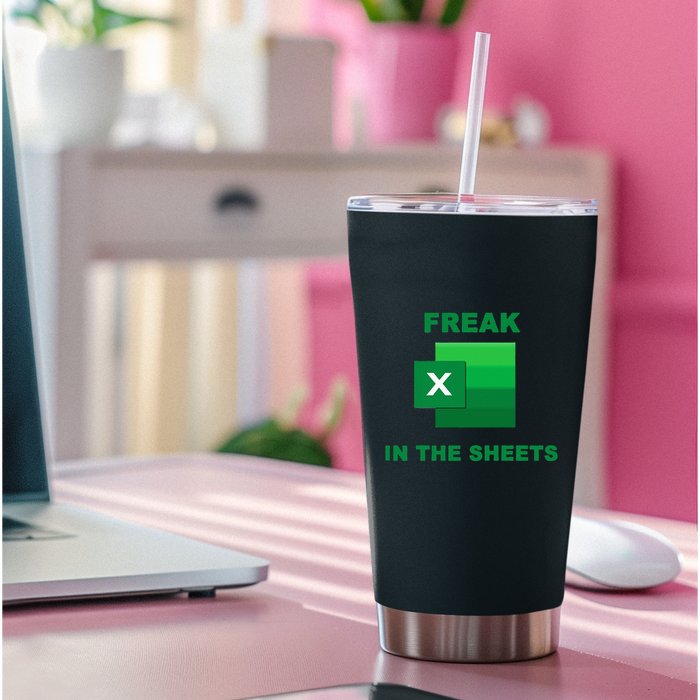 Freak In The Excel Sheets Permanent Decal Sticker