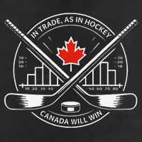 Funny In Trade As In Hockey Canada Will Win 7 Panel Mesh Trucker Snapback Hat