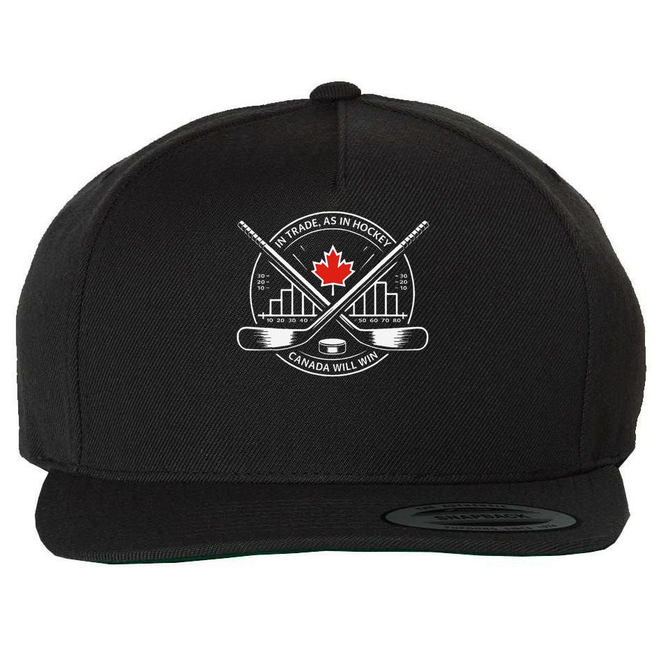 Funny In Trade As In Hockey Canada Will Win Wool Snapback Cap