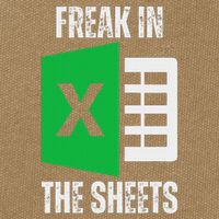 Freak In The Sheets Excel Spreadsheet Funny Office Jokes Cotton Canvas Backpack