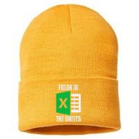 Freak In The Sheets Excel Spreadsheet Funny Office Jokes Sustainable Knit Beanie