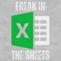 Freak In The Sheets Excel Spreadsheet Funny Office Jokes Ladies PosiCharge Tri-Blend Wicking Tank
