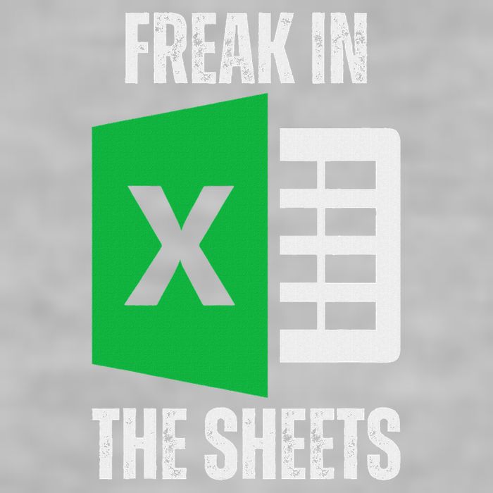 Freak In The Sheets Excel Spreadsheet Funny Office Jokes Ladies PosiCharge Tri-Blend Wicking Tank