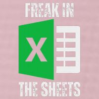 Freak In The Sheets Excel Spreadsheet Funny Office Jokes 25L Jumbo Tote