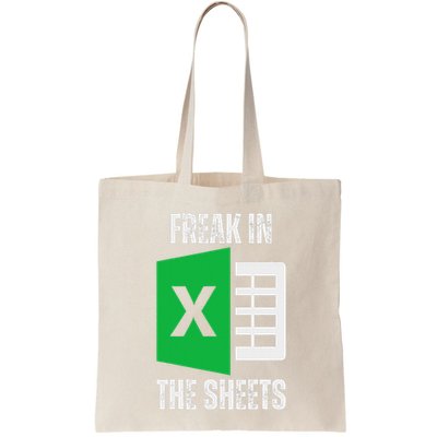Freak In The Sheets Excel Spreadsheet Funny Office Jokes Bag