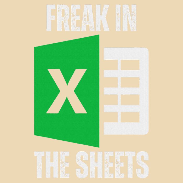 Freak In The Sheets Excel Spreadsheet Funny Office Jokes Zip Tote Bag