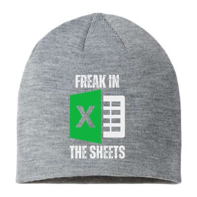Freak In The Sheets Excel Spreadsheet Funny Office Jokes Sustainable Beanie
