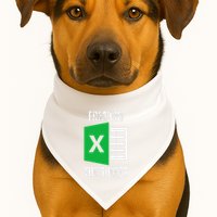 Freak In The Sheets Excel Spreadsheet Funny Office Jokes USA-Made Doggie Bandana