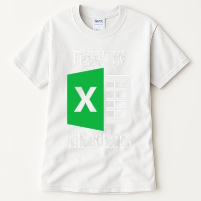 Freak In The Sheets Excel Spreadsheet Funny Office Jokes Tall T-Shirt