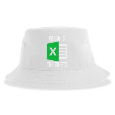 Freak In The Sheets Excel Spreadsheet Funny Office Jokes Sustainable Bucket Hat