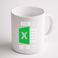Freak In The Sheets Excel Spreadsheet Funny Office Jokes Mug