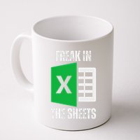 Freak In The Sheets Excel Spreadsheet Funny Office Jokes Mug