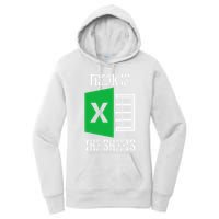 Freak In The Sheets Excel Spreadsheet Funny Office Jokes Women's Pullover Hoodie