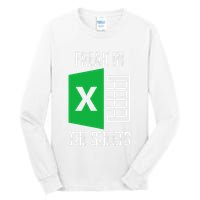 Freak In The Sheets Excel Spreadsheet Funny Office Jokes Tall Long Sleeve T-Shirt