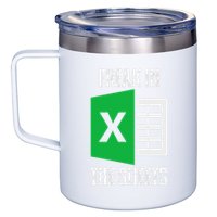 Freak In The Sheets Excel Spreadsheet Funny Office Jokes 12oz Stainless Steel Coffee Mug