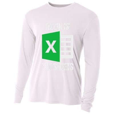 Freak In The Sheets Excel Spreadsheet Funny Office Jokes Cooling Performance Long Sleeve Crew