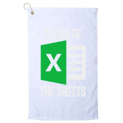 Freak In The Sheets Excel Spreadsheet Funny Office Jokes Golf Towel