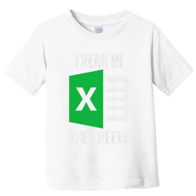 Freak In The Sheets Excel Spreadsheet Funny Office Jokes Toddler T-Shirt