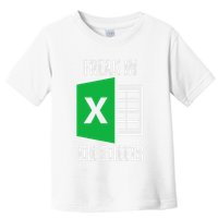 Freak In The Sheets Excel Spreadsheet Funny Office Jokes Toddler T-Shirt
