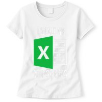 Freak In The Sheets Excel Spreadsheet Funny Office Jokes Womens T-Shirt