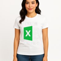 Freak In The Sheets Excel Spreadsheet Funny Office Jokes Womens T-Shirt