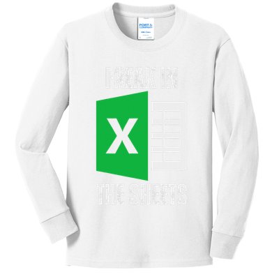 Freak In The Sheets Excel Spreadsheet Funny Office Jokes Kids Long Sleeve Shirt