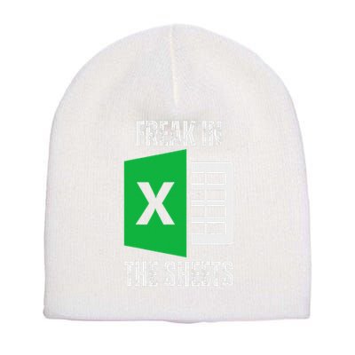 Freak In The Sheets Excel Spreadsheet Funny Office Jokes Short Acrylic Beanie
