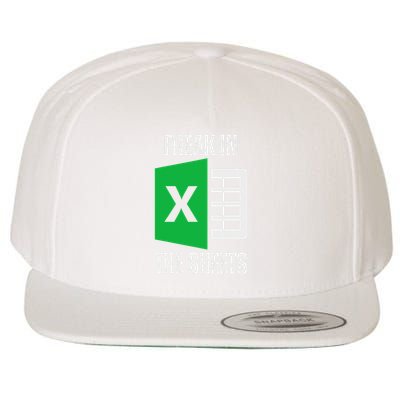 Freak In The Sheets Excel Spreadsheet Funny Office Jokes Wool Snapback Cap