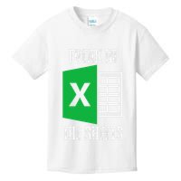 Freak In The Sheets Excel Spreadsheet Funny Office Jokes Kids T-Shirt