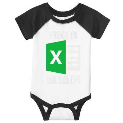 Freak In The Sheets Excel Spreadsheet Funny Office Jokes Infant Baby Jersey Bodysuit