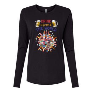 Funny Ing Travelling Party Gift Around The World Gift Womens Cotton Relaxed Long Sleeve T-Shirt