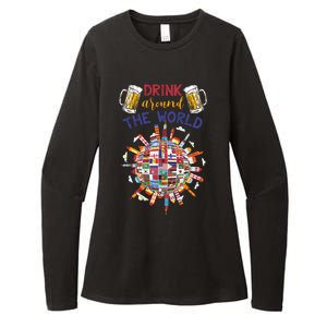 Funny Ing Travelling Party Gift Around The World Gift Womens CVC Long Sleeve Shirt