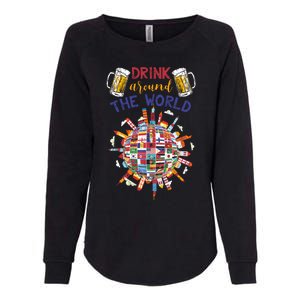 Funny Ing Travelling Party Gift Around The World Gift Womens California Wash Sweatshirt