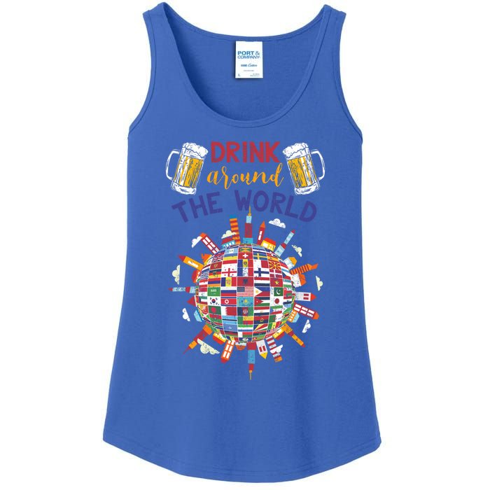 Funny Ing Travelling Party Gift Around The World Gift Ladies Essential Tank